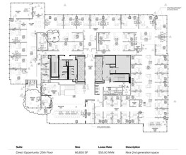 1900 N Pearl St, Dallas, TX for rent Floor Plan- Image 1 of 1