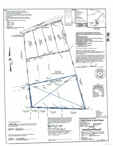 Elm/Parker St, Graham, NC for rent - Site Plan - Image 2 of 2