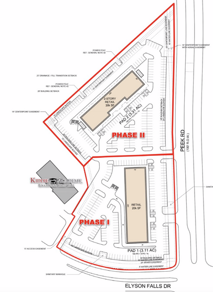 Peek Rd & Elyson Falls Dr, Katy, TX for rent - Site Plan - Image 2 of 2