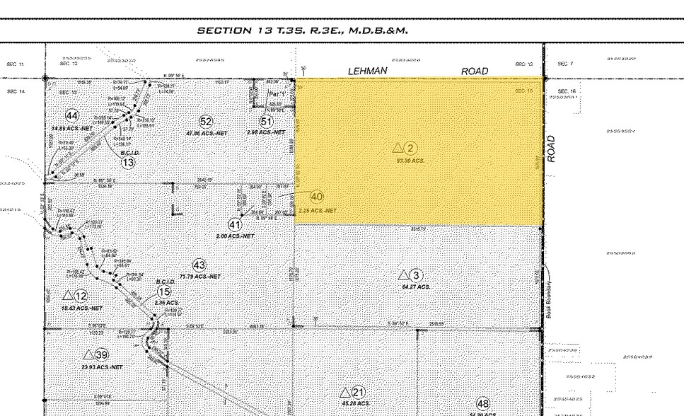 4890 W Lehman Rd, Tracy, CA for sale - Plat Map - Image 1 of 1