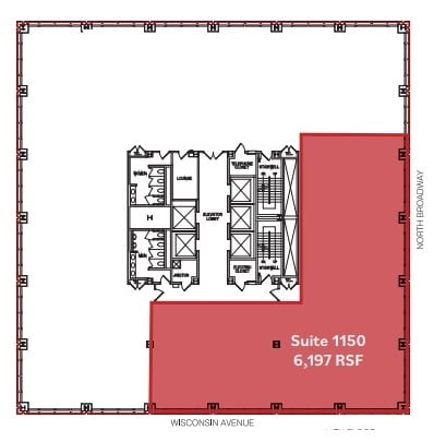 250 E Wisconsin Ave, Milwaukee, WI to rent Floor Plan- Image 1 of 1