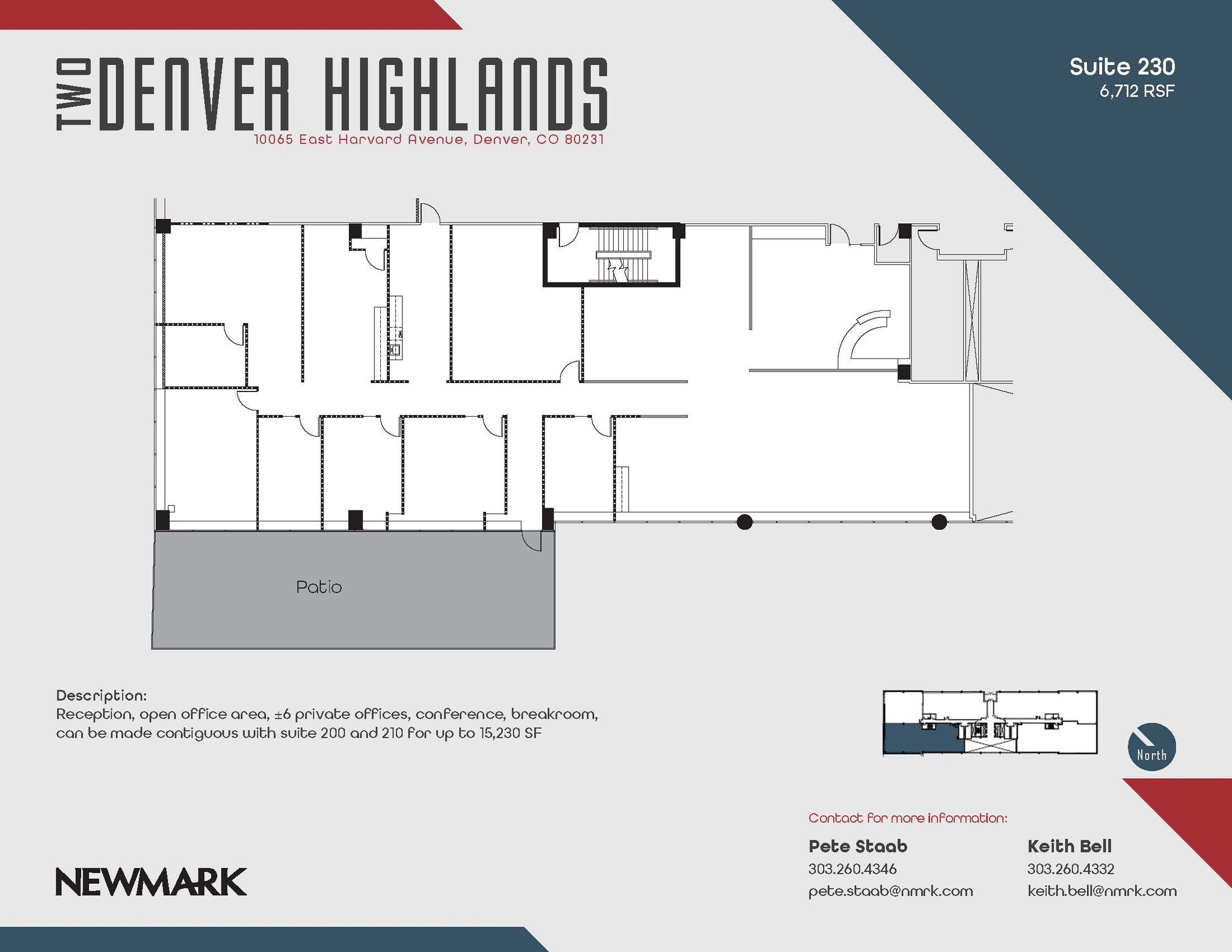 10375 E Harvard Ave, Denver, CO to rent Floor Plan- Image 1 of 1