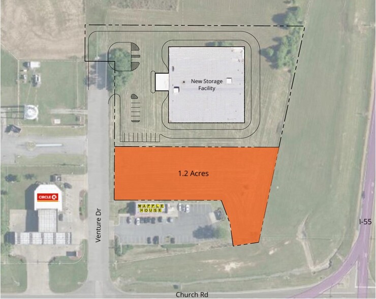 0 Venture Dr, Southaven, MS for sale - Site Plan - Image 1 of 2