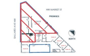 2215 NW Market St, Seattle, WA for rent Floor Plan- Image 1 of 3