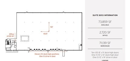 8009-8013 Purfoy Rd, Fuquay Varina, NC to rent Floor Plan- Image 1 of 1