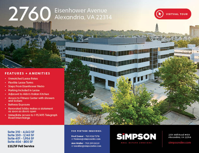 2760 Eisenhower Ave, Alexandria, VA for rent - Building Photo - Image 1 of 9