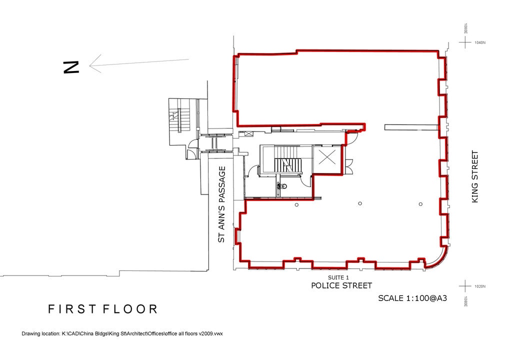 13-17 King St, Manchester to rent Floor Plan- Image 1 of 3