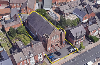 78 Uppingham Rd, Leicester, LEC - aerial  map view