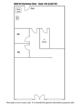 6250-6350 W Charleston Blvd, Las Vegas, NV for rent Floor Plan- Image 2 of 2