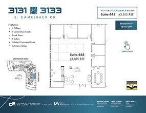 3131 E Camelback Rd, Phoenix, AZ for rent Floor Plan- Image 1 of 1