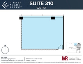 11 E Adams St, Chicago, IL to rent Floor Plan- Image 1 of 1