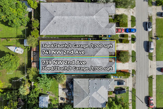 739 NW 2nd Ave, Fort Lauderdale, FL - aerial  map view - Image1