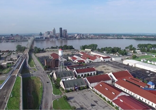 590 Missouri Ave, Jeffersonville, IN for rent - Aerial - Image 1 of 7