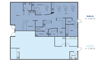 3726 Coffee Rd, Bakersfield, CA for rent Floor Plan- Image 1 of 7