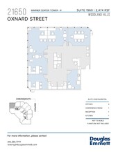 21650 Oxnard St, Woodland Hills, CA for rent Floor Plan- Image 1 of 1