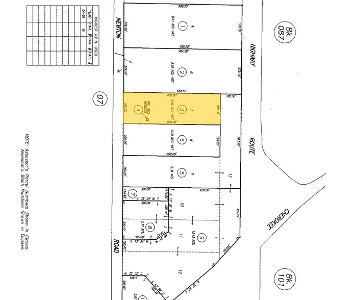 3732 Newton Rd, Stockton, CA for sale - Plat Map - Image 2 of 5