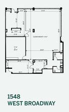 1508 Broadway W, Vancouver, BC for rent Floor Plan- Image 1 of 1