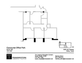 6350 LBJ Fwy, Dallas, TX for rent Floor Plan- Image 2 of 7