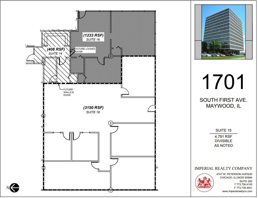 1701 S 1st Ave, Maywood, IL to rent Floor Plan- Image 1 of 8