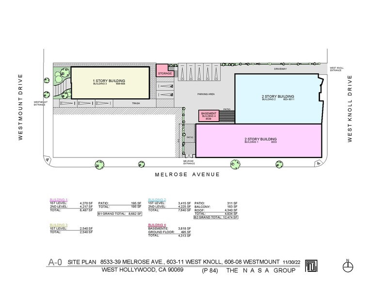 8533-8539 Melrose Ave, Los Angeles, CA for rent - Floor Plan - Image 3 of 9