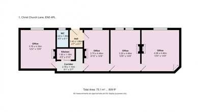 1 Christ Church Ln, Barnet to rent Floor Plan- Image 1 of 1
