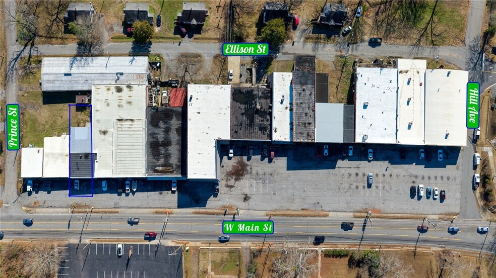 507 Main St, Williamston, SC for sale - Aerial - Image 2 of 6