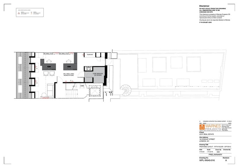 18 Conduit St, London to rent - Floor Plan - Image 1 of 1