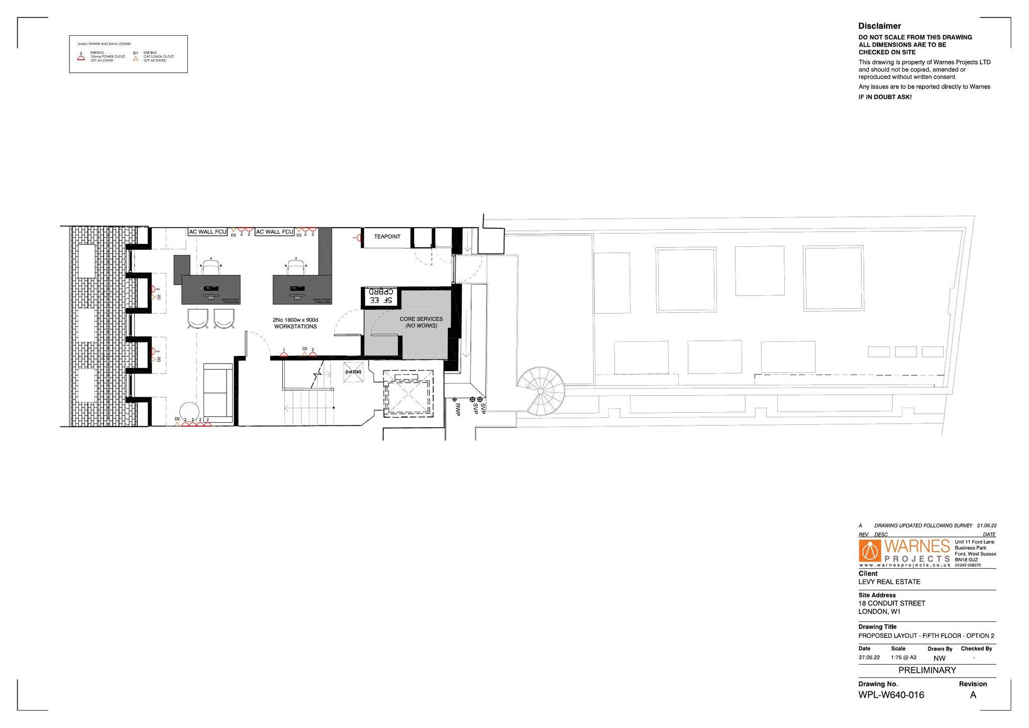 18 Conduit St, London to rent Floor Plan- Image 1 of 2