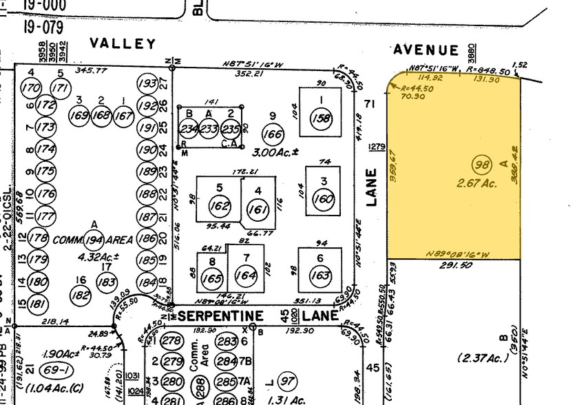 1279 Quarry Ln, Pleasanton, CA for rent - Plat Map - Image 3 of 6