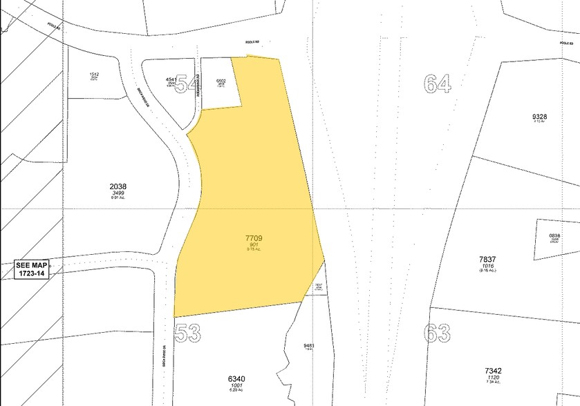 901 Birch Ridge Dr, Raleigh, NC for sale - Plat Map - Image 2 of 2