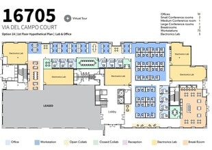 16705 Via del Campo Ct, San Diego, CA for rent Floor Plan- Image 2 of 3