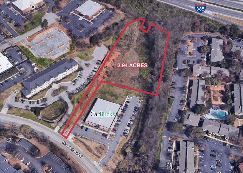 NPA Woods Lake Road, Greenville, SC for sale - Plat Map - Image 1 of 2