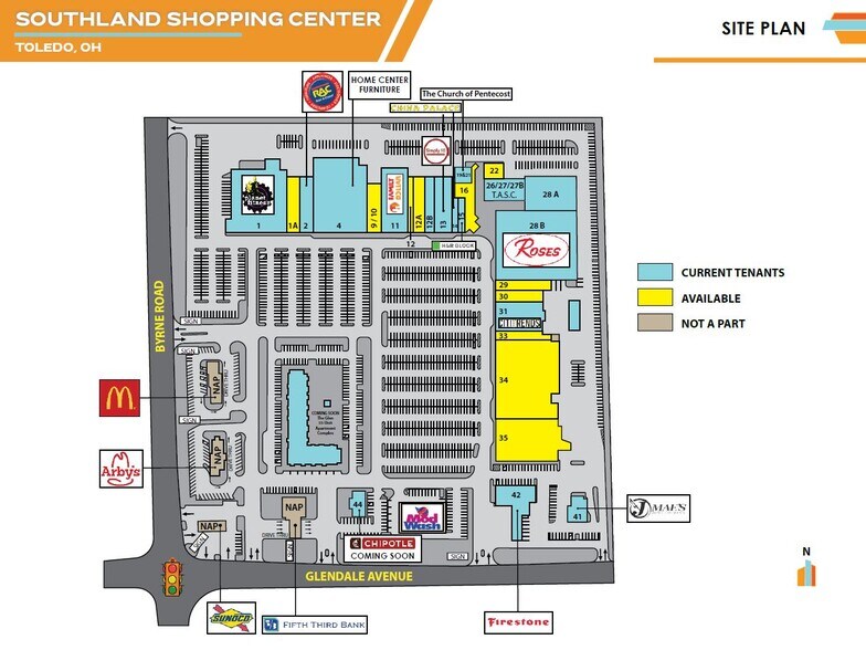 1415 Byrne Rd, Toledo, OH for rent - Site Plan - Image 2 of 11