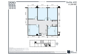 1880 Century Park E, Los Angeles, CA to rent Floor Plan- Image 2 of 3
