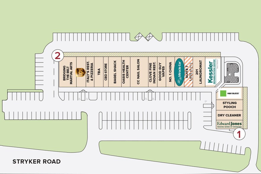 201 Strykers Rd, Lopatcong, NJ for rent - Site Plan - Image 3 of 16