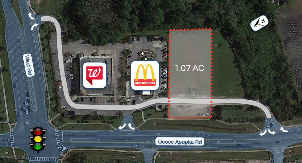 2251 Ocoee Apopka Rd, Ocoee, FL for rent - Site Plan - Image 1 of 2