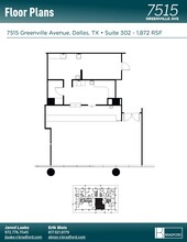 7515 Greenville Ave, Dallas, TX for rent Floor Plan- Image 2 of 2