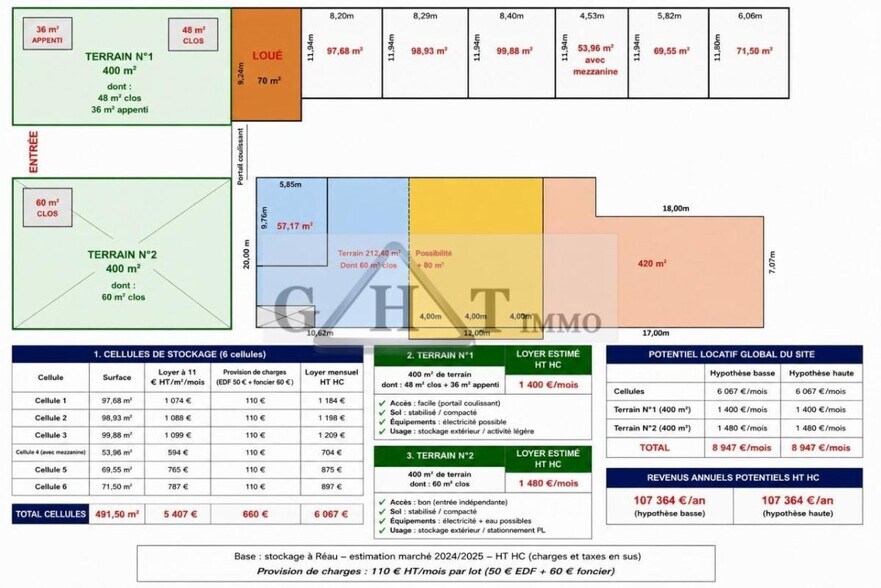 Industrial in Réau to rent - Site Plan - Image 2 of 2