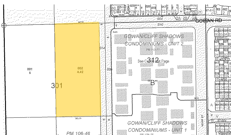 3555 Cliff Shadows Pky, Las Vegas, NV for sale - Plat Map - Image 2 of 2