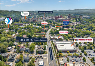 141 Merrimon Ave, Asheville, NC - aerial  map view - Image1