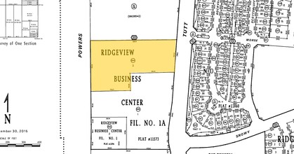 6160 Tutt Blvd, Colorado Springs, CO for sale Plat Map- Image 1 of 1