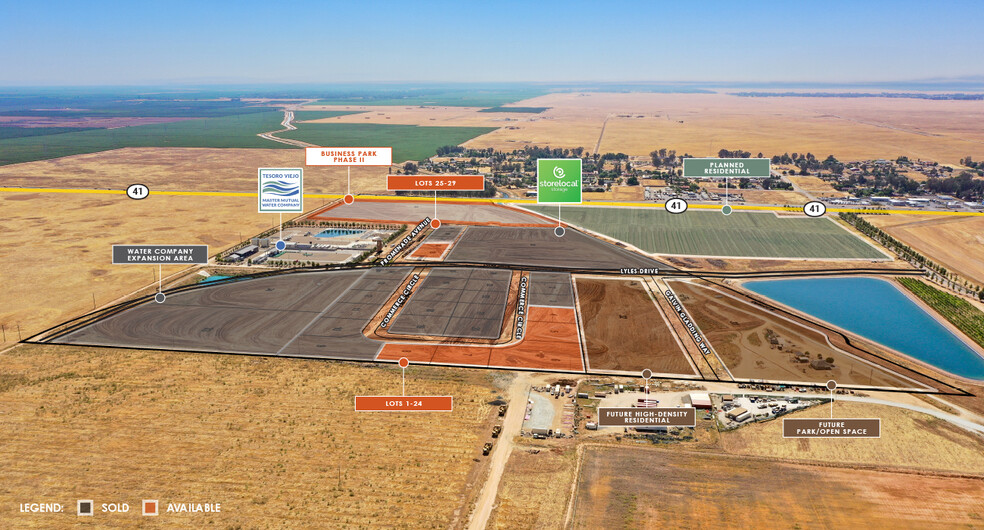 COR Promenade & Commerce Cir, Madera, CA for sale - Aerial - Image 2 of 3