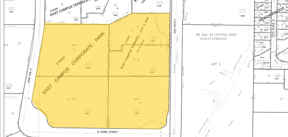 32901 Weyerhaeuser Way S, Federal Way, WA for rent - Plat Map - Image 2 of 6