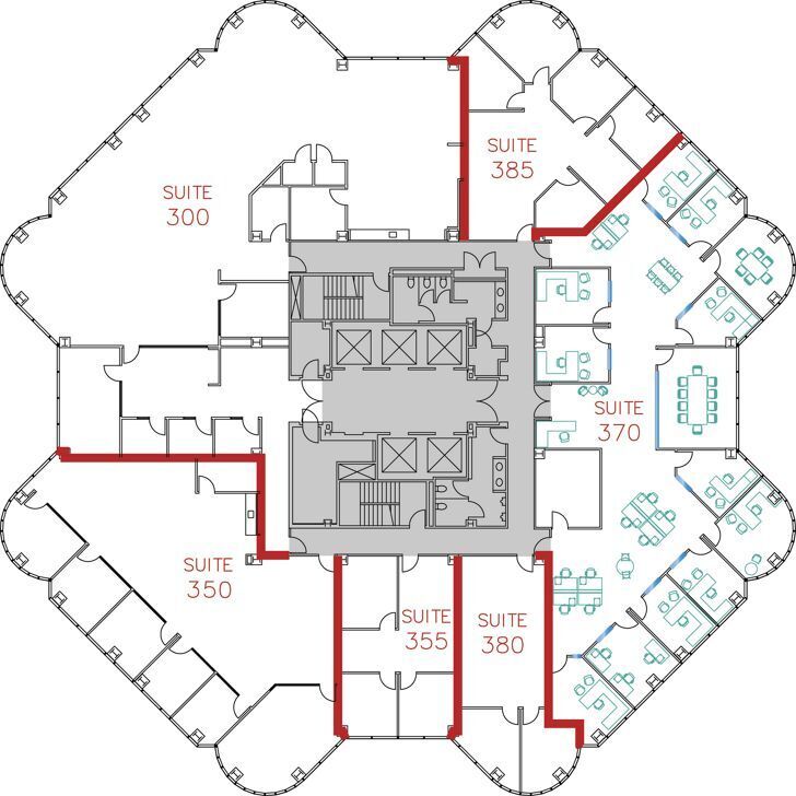 4270 Executive Sq, La Jolla, CA to rent Floor Plan- Image 1 of 1