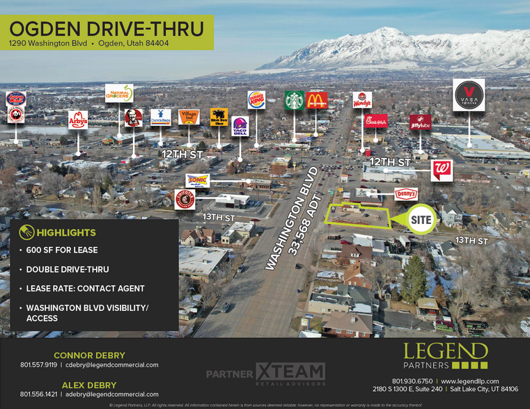 1290 S Washington Blvd, Ogden, UT for rent - Aerial - Image 2 of 7