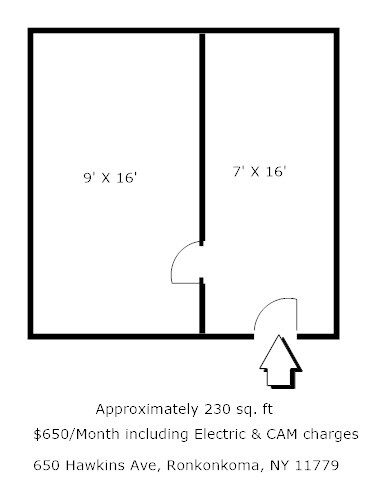 650 Hawkins Ave, Ronkonkoma, NY for rent - Floor Plan - Image 3 of 4