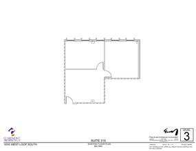 5555 West Loop South, Bellaire, TX for rent Floor Plan- Image 1 of 5