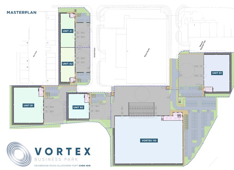 New Bridge Rd, Ellesmere Port for rent - Site Plan - Image 2 of 2