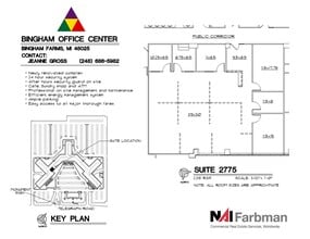 30600-30700 - 30800 Telegraph Rd, Bingham Farms, MI to rent Floor Plan- Image 1 of 1