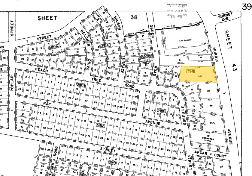 2424 Morris Ave, Union, NJ for rent - Plat Map - Image 2 of 3